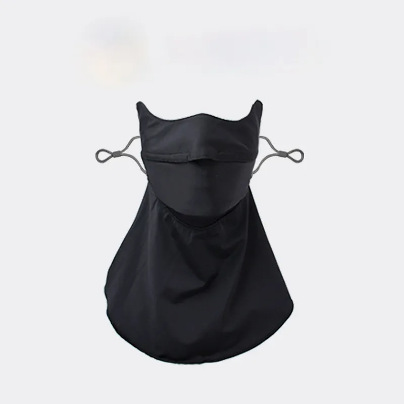 Women's Outdoor Cycling Sun Mask Head Cover Veil UV Protection Neck Protection Bandana Mask