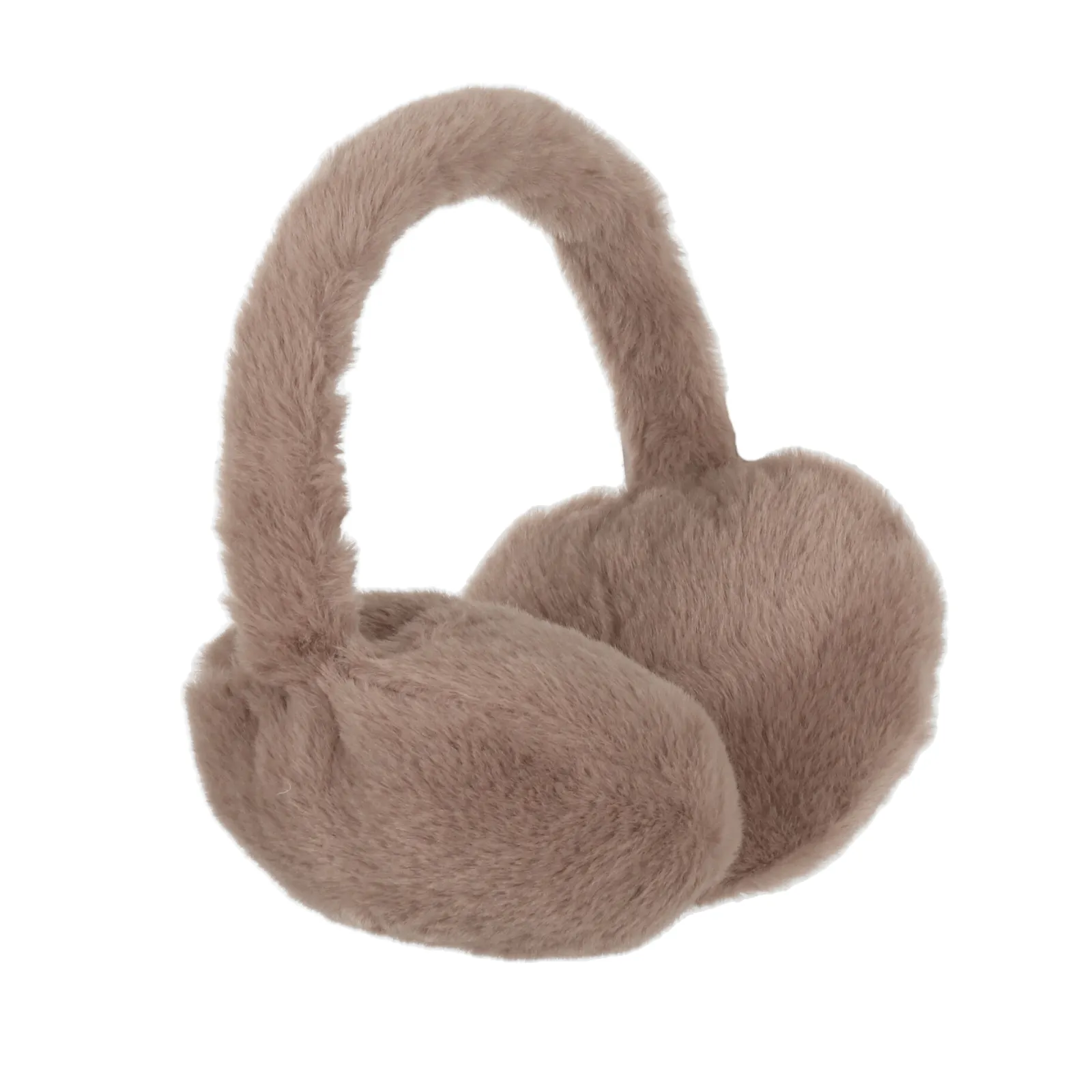 Womens Soft Plush Earmuffs Adjustable Headband Faux Fur Winter