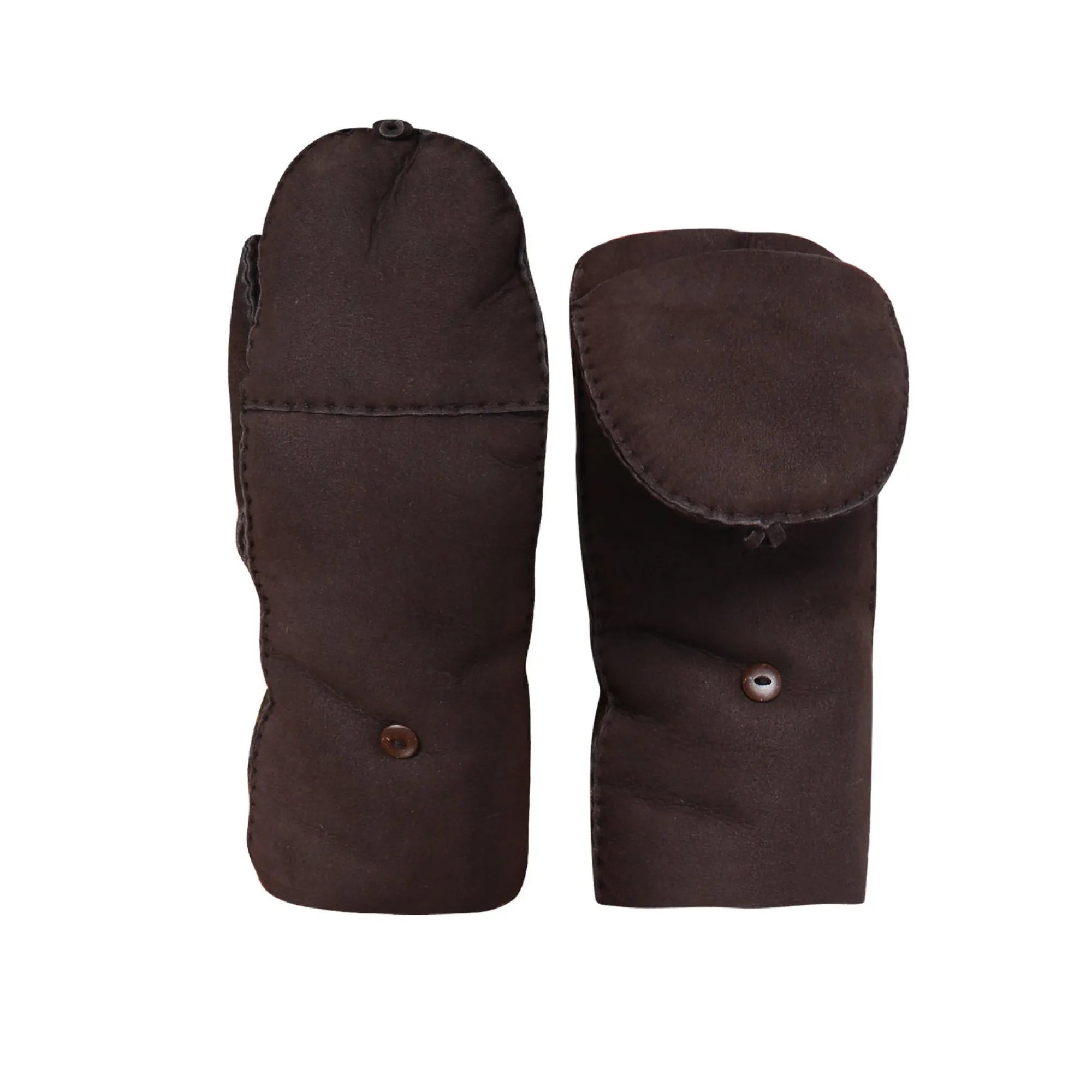 YISEVEN Women's  Sheepskin Shearling Leather Gloves(Mittens)